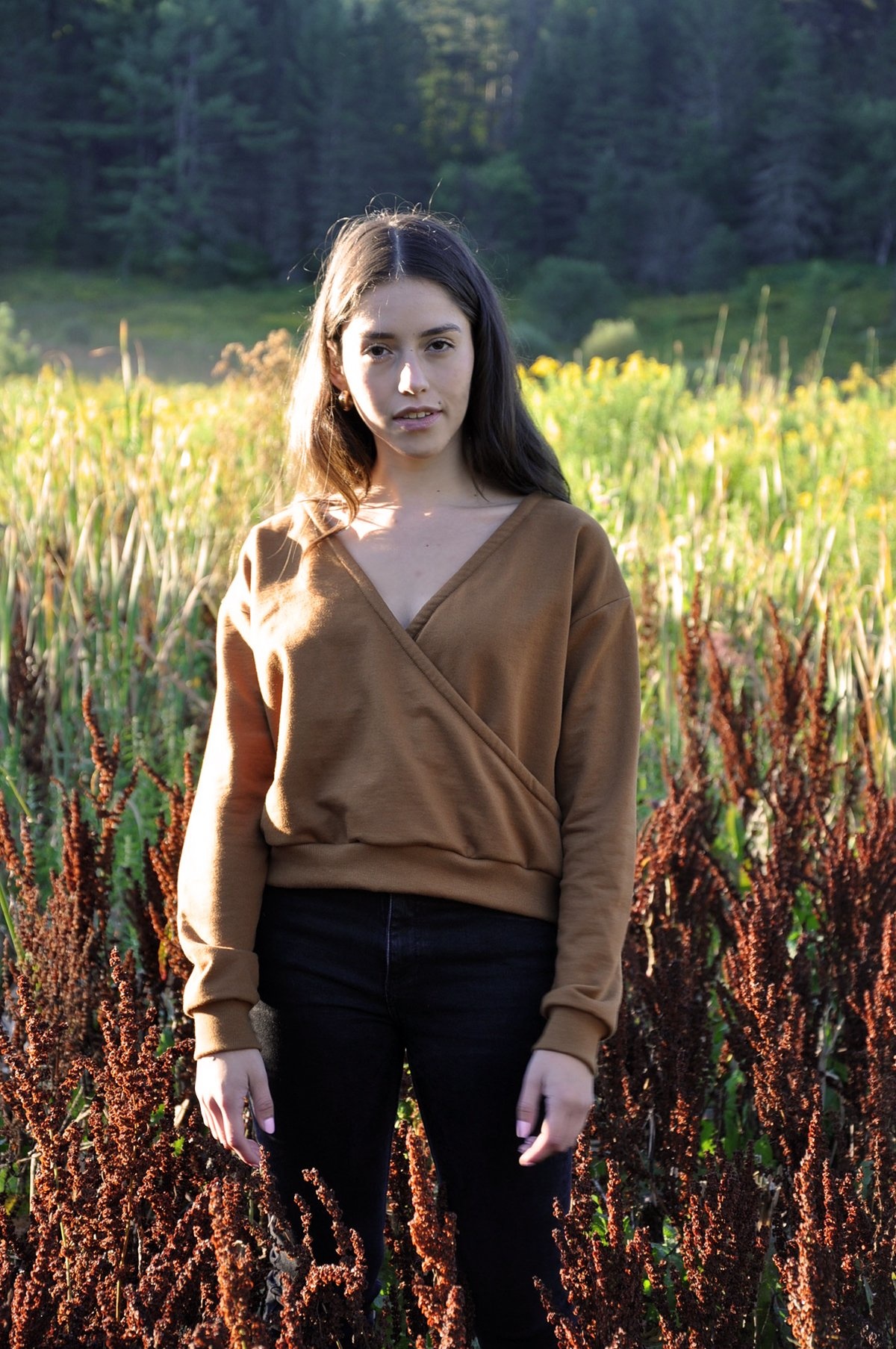 chandail cache coeur