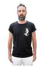 Swenn T-shirt unisexe Loutre noir