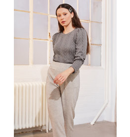 Dagg & Stacey Pullover Anson Grey cable