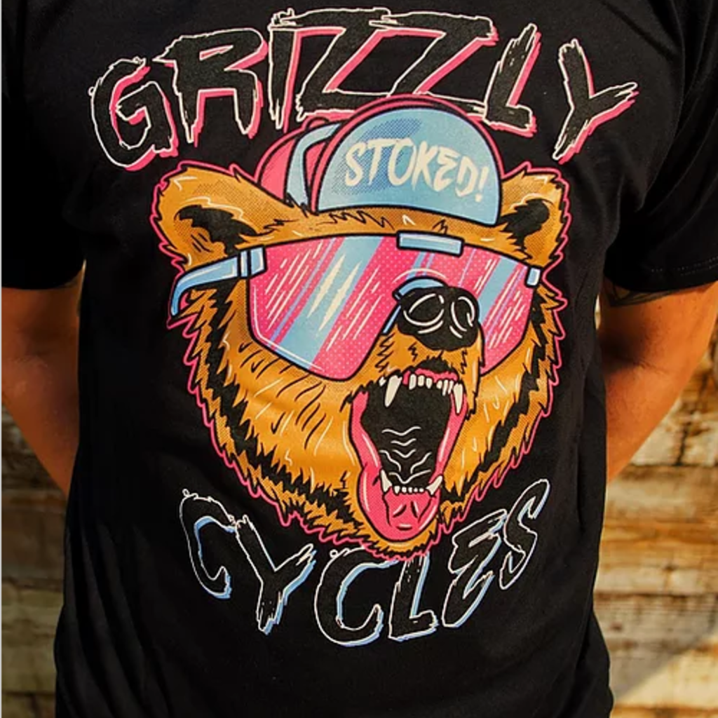 Grizzly Cycles Party Bear Shirt