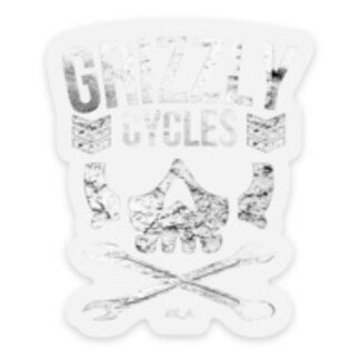 Grizzly Cycles #GC_4L Sticker