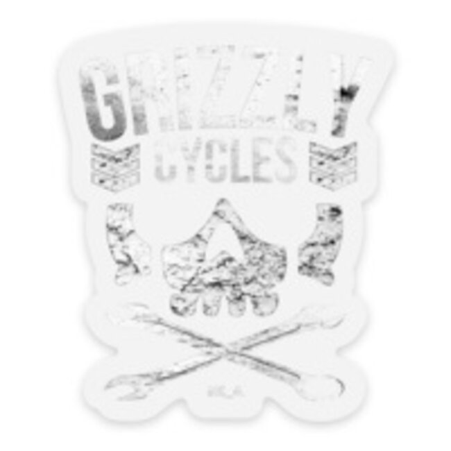 Grizzly Cycles #GC_4L Sticker