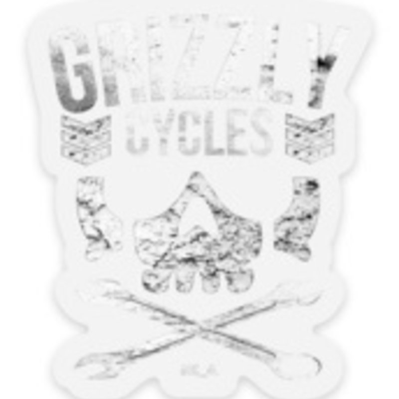 Grizzly Cycles #GC_4L Sticker