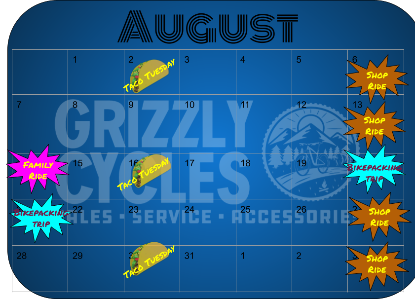August Newsletter! Come Ride Bikes With Us!