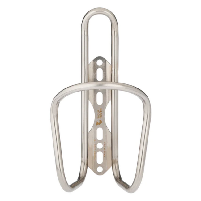 Wolf Tooth Morse  Bottle Cage - Titanium Silver