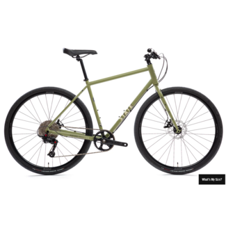 4130 All-Road - Flat Bar - Matte Olive (700c)  XS