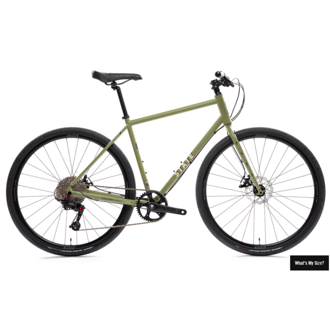 4130 All-Road - Flat Bar - Matte Olive (700c)  XS