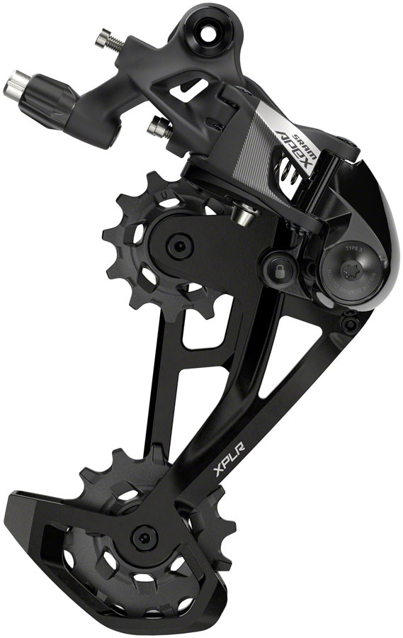 SRAM Apex XPLR Rear Derailleur - 12-Speed, Medium Cage, 44t Max