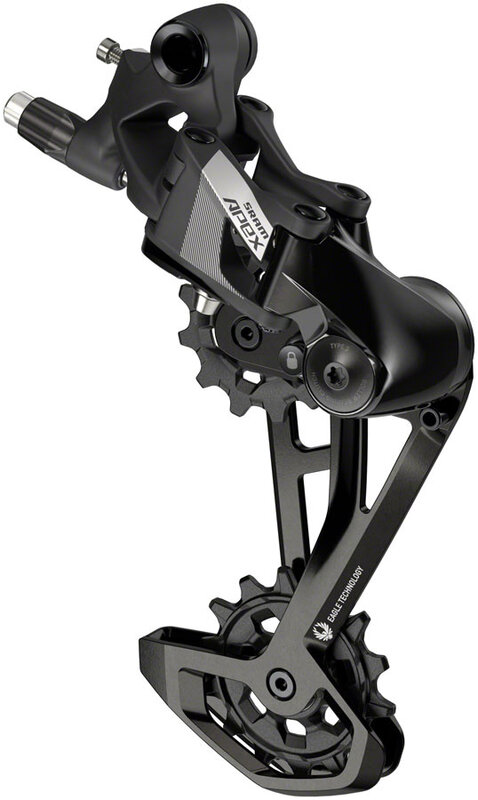 SRAM SRAM Apex Eagle Rear Derailleur - 12-Speed, Long Cage, 52t Max, Black, D1