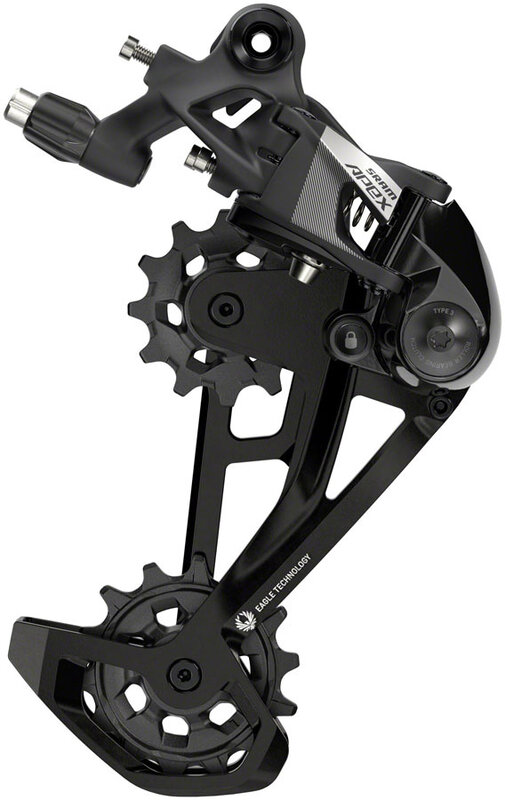 SRAM SRAM Apex Eagle Rear Derailleur - 12-Speed, Long Cage, 52t Max, Black, D1