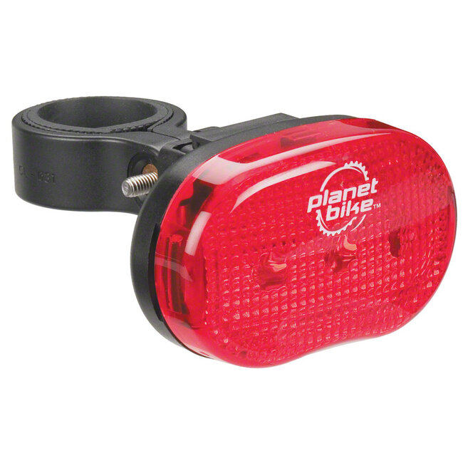 Planet Bike Blinky 3 Taillight: Red/Black