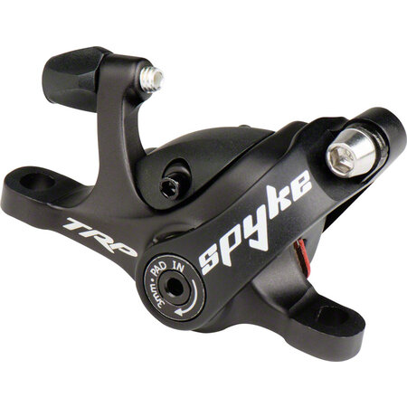 TRP Spyke Mechanical Post-Mount Caliper for long-pull levers without rotor Black