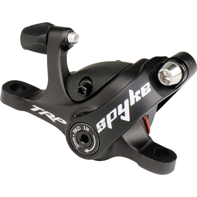 TRP Spyke Mechanical Post-Mount Caliper for long-pull levers without rotor Black