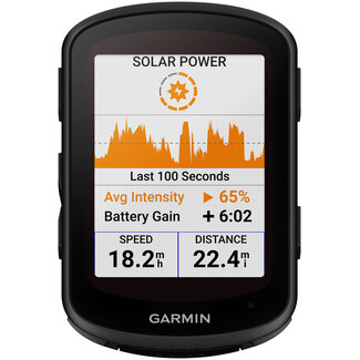Garmin Edge 840 Solar Bike Computer - GPS, Wireless, Black
