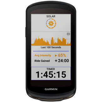 Garmin Edge 1040 Solar Bike Computer - GPS, Wireless, Black