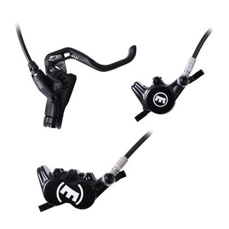 Magura MT Trail Sport Disc Brake Set - Front and Rear, Hydraulic, Post Mount, Black/White