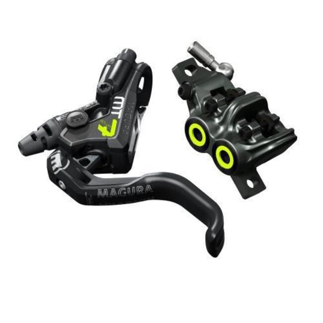 Magura MT7 Pro Disc Brake and Lever - Front or Rear, Hydraulic, Post Mount, Tooled Reach Adjust, Black/Gray