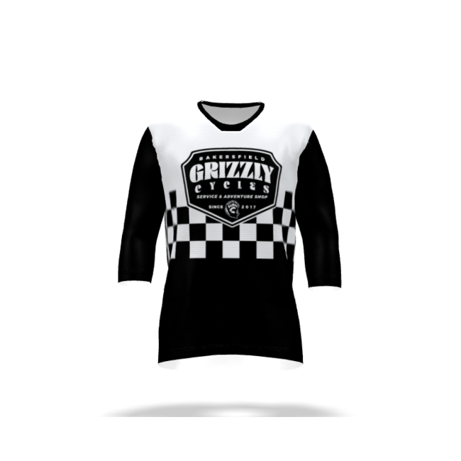 Grizzly Cycles Podium 3/4 Sleeve Jersey