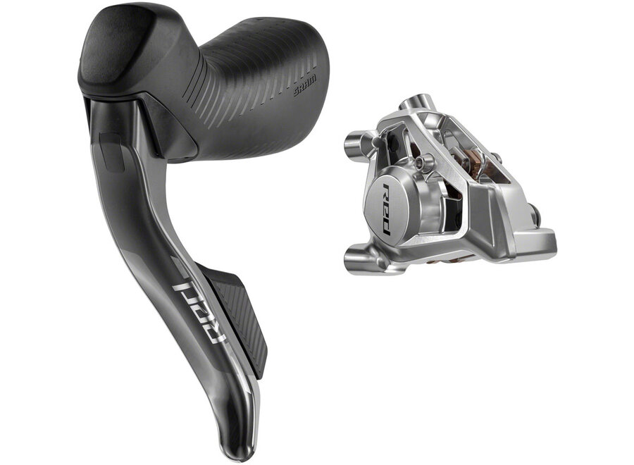 RED eTap AXS HRD Shift/Brake Lever and Hydraulic Disc Caliper - Left/Front, Flat Mount 20mm Offset, 950mm Hose, Black, E1