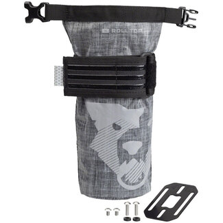B-RAD TekLite Roll-Top Bag and Mounting Plate - 1L Black