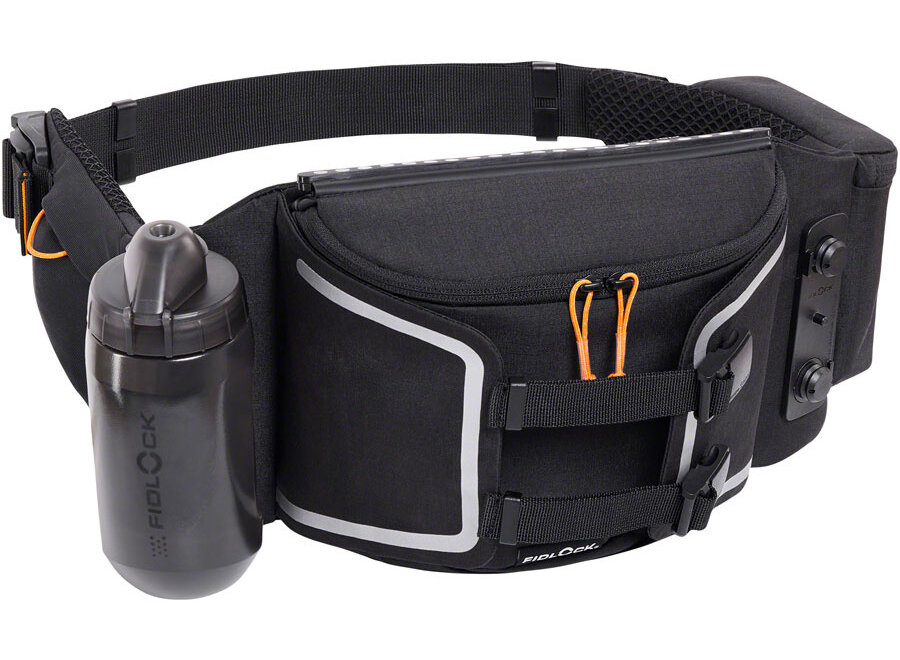 Hip Belt Double Bottle Base - Black