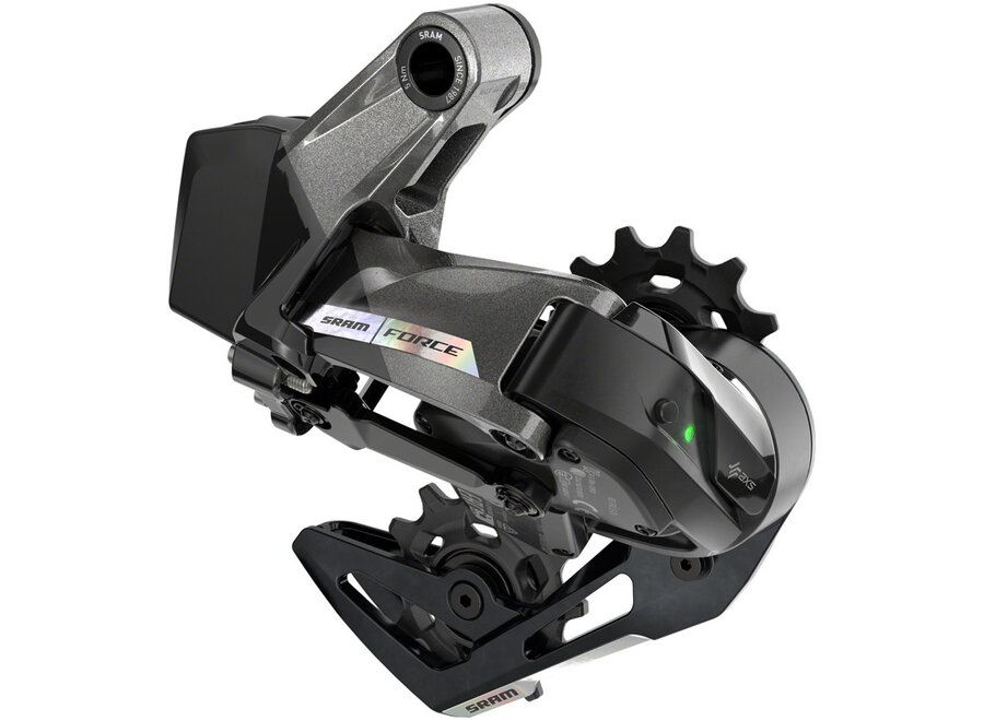 Force XPLR AXS eTap Rear Derailleur - 12-Speed, Medium Cage, 44t Max, (Battery Not Included), Iridescent Gray, D2