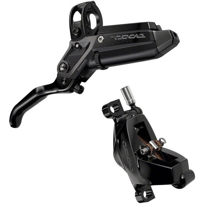 SRAM Code Silver Stealth 4-Piston Disc Brake and Lever