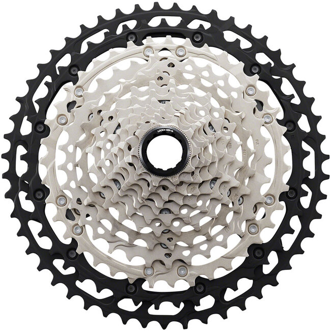 Shimano XT CS-M8100 Cassette - 12-Speed, 10-51t, Silver/Black, Micro Spline