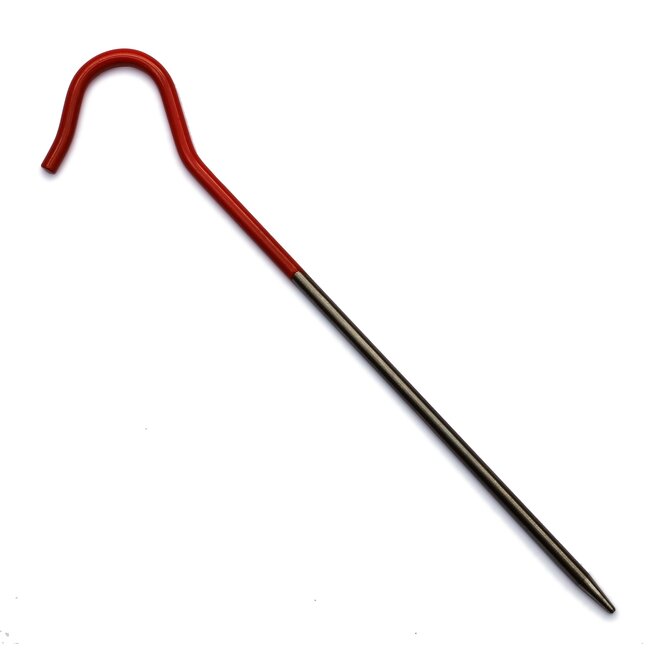 Vargo Titanium Shepards Hook Tent Stake: 6-Pack