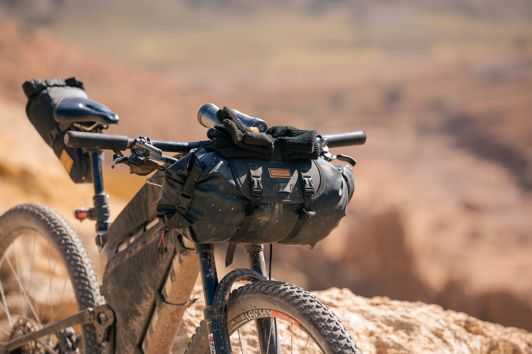 The New Restrap Holster Bar Bag: Now Available at Grizzly Cycles