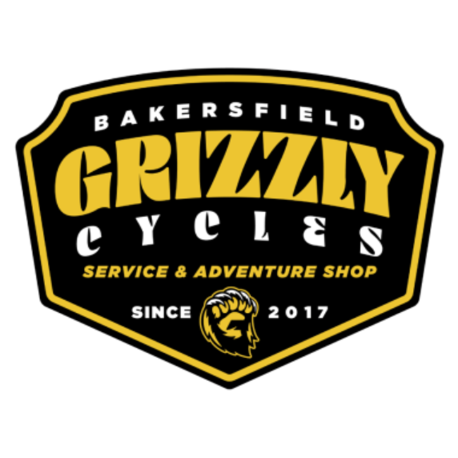 Grizzly Cycles Badge Sticker