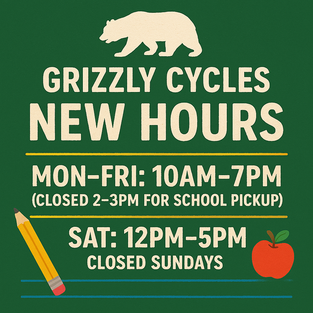 New Hours & a Family-First Update from Grizzly Cycles