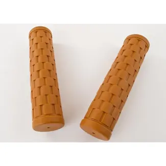 Velo Orange Basket Weave Grips - Honey