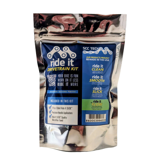 SccTech Slick All Conditions Chain Treatment Kit