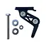 Portland Design Works Headlight Fork Crown Mount, Black
