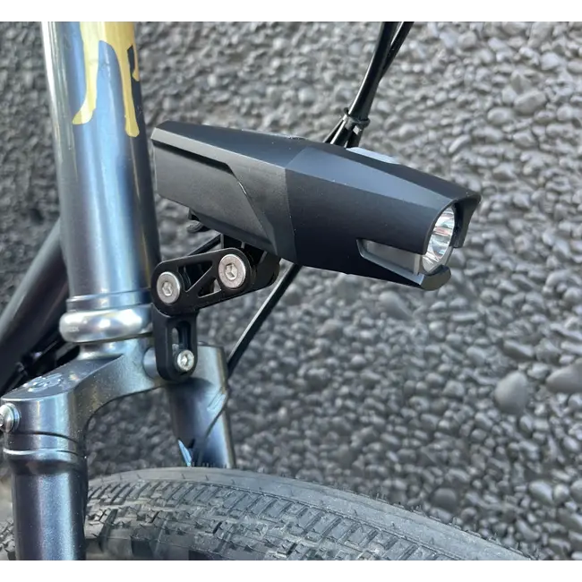 Portland Design Works Headlight Fork Crown Mount, Black