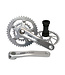 Crankset Polaris 1x 2x (DM 38t & 42-26t w/Spider) w/BB