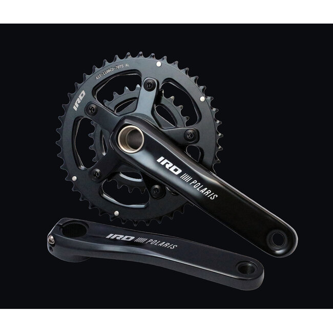 Crankset Polaris 1x 2x (DM 38t & 42-26t w/Spider) w/BB