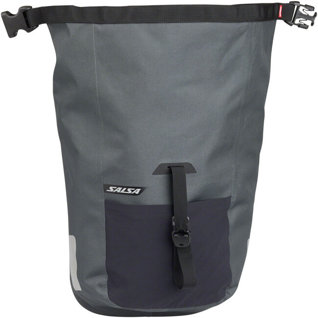 Salsa EXP Series Agave Pannier - 12.5L, Roll-Top, Gray