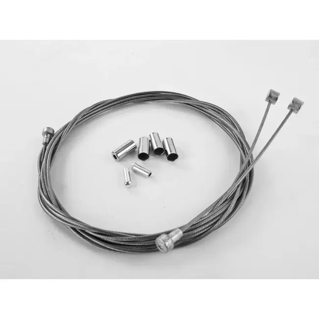 Velo Orange Metallic Braid Brake Cable Kit - Silver