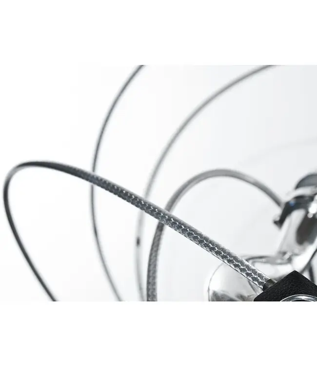 Metallic Braid Brake Cable Kit - Silver