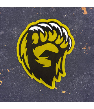 Grizzly Cycles Grizzly Paw Sticker