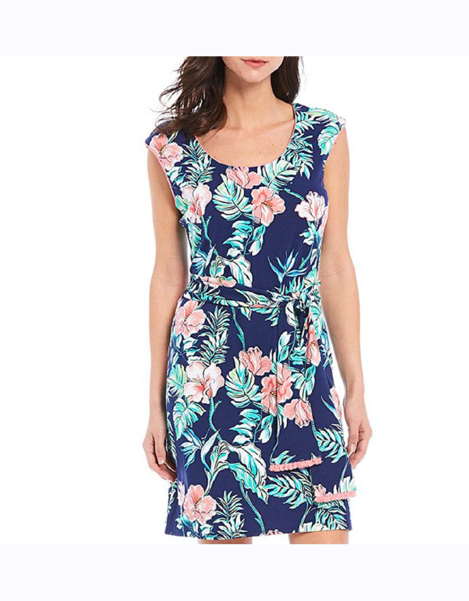 bahama blossoms short dress