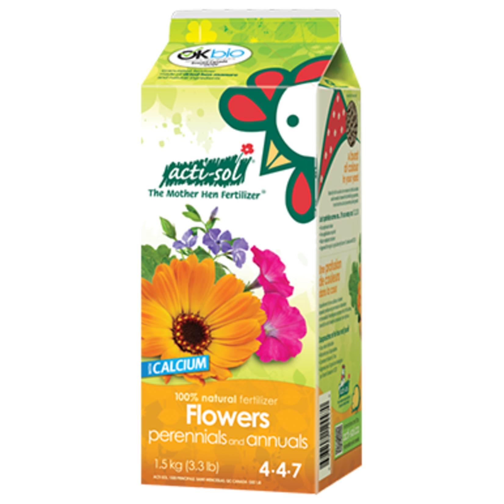 Acti-sol Acti-Sol Perennials and Annuals Flower Fertilizer 4-4-7  1.5 kg