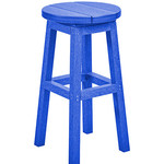 CR Plastics CRP C21C Barstool Counter Height Blue