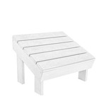 CR Plastics CRP F06 Modern Footstool - White - Discontinued