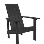 CR Plastics CRP C06 Modern Adirondack Black