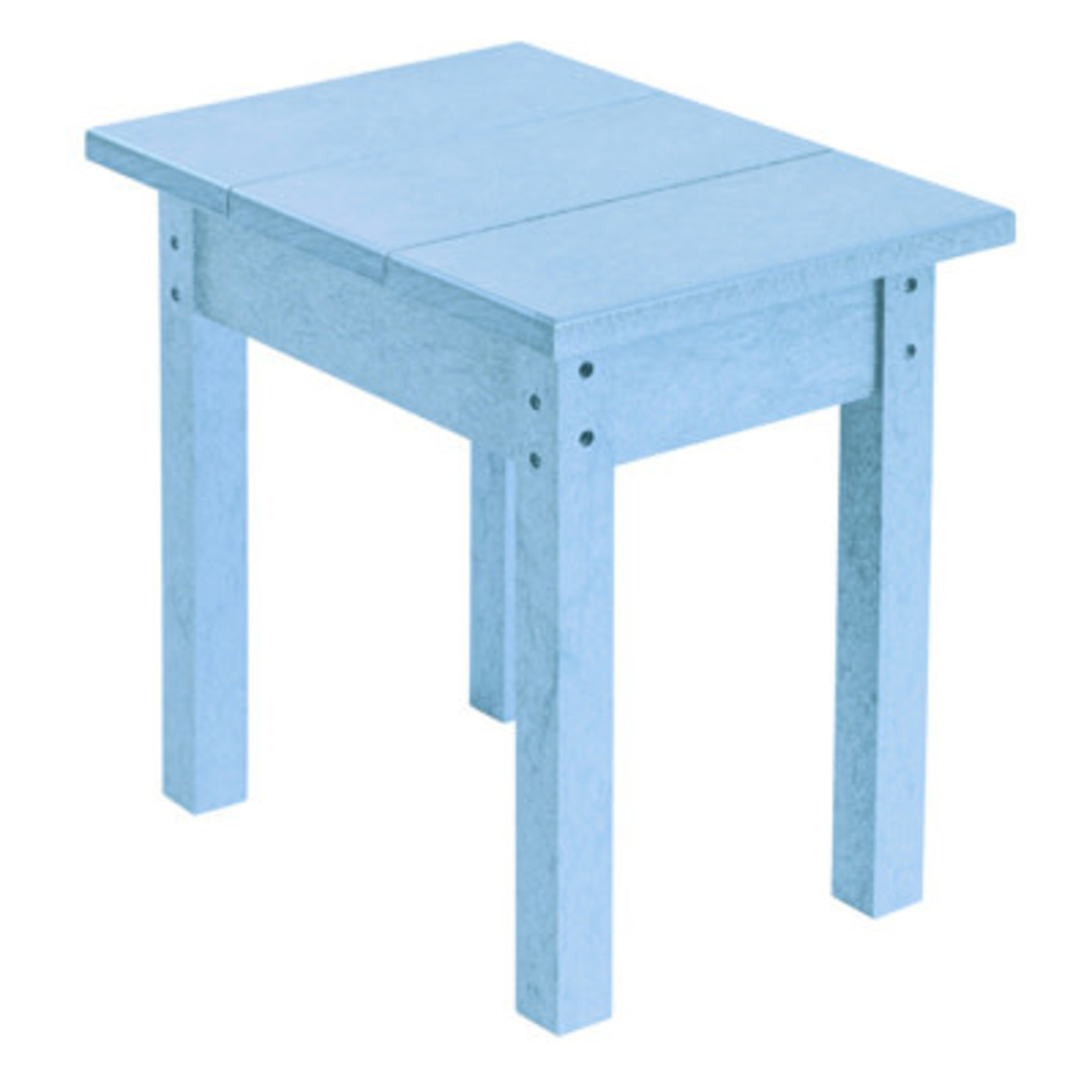 CR Plastics CRP T01 Small Rectangular Table - Sky Blue