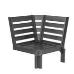 CR Plastics CRP DSF286 Tofino Sectional Corner Piece Slate