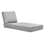 CR Plastics CRP DSC05 Deep Seating Chaise Lounge Set - Canvas Granite